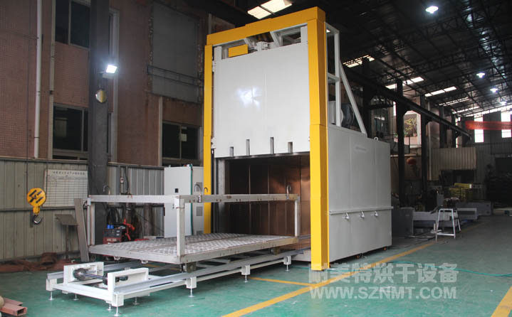 過(guò)濾器材水份干燥300度臺(tái)車烘箱